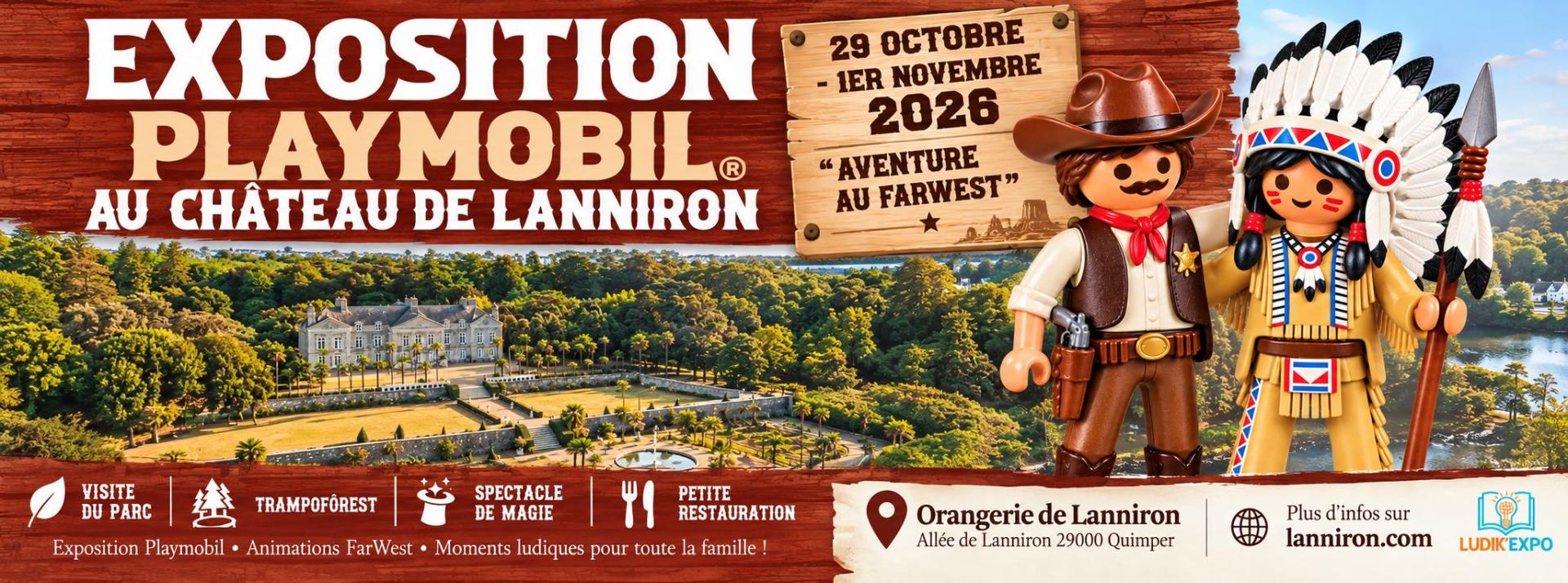 Exposition playmobil lanniron 2026 western