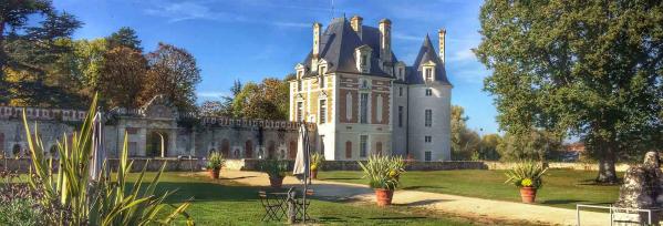 Chateau selles sur cher avant cour slide