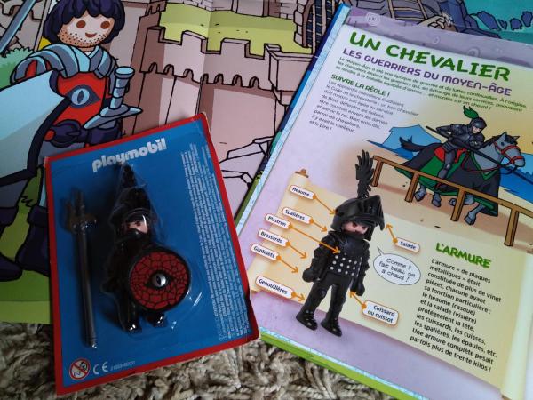 Collection histoire playmobil chavalier livret