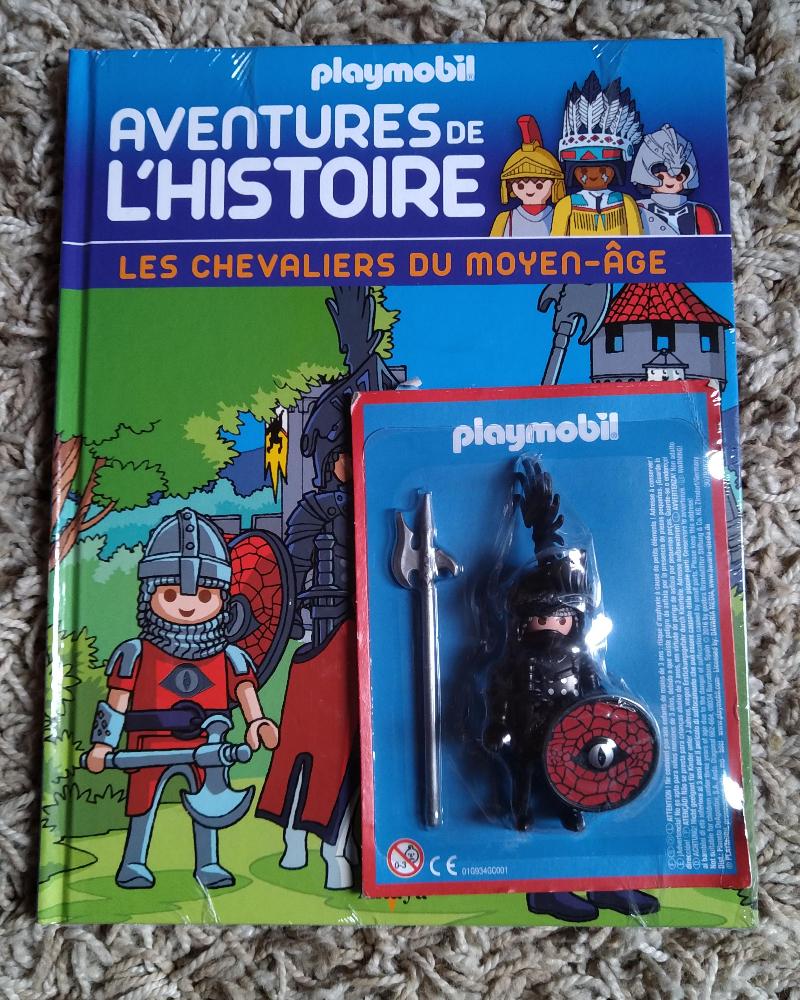Collection histoire playmobil chevalier noir numero 3