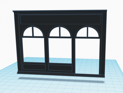 Devanture magasin 1900 v3 pour maison playmobil 5300