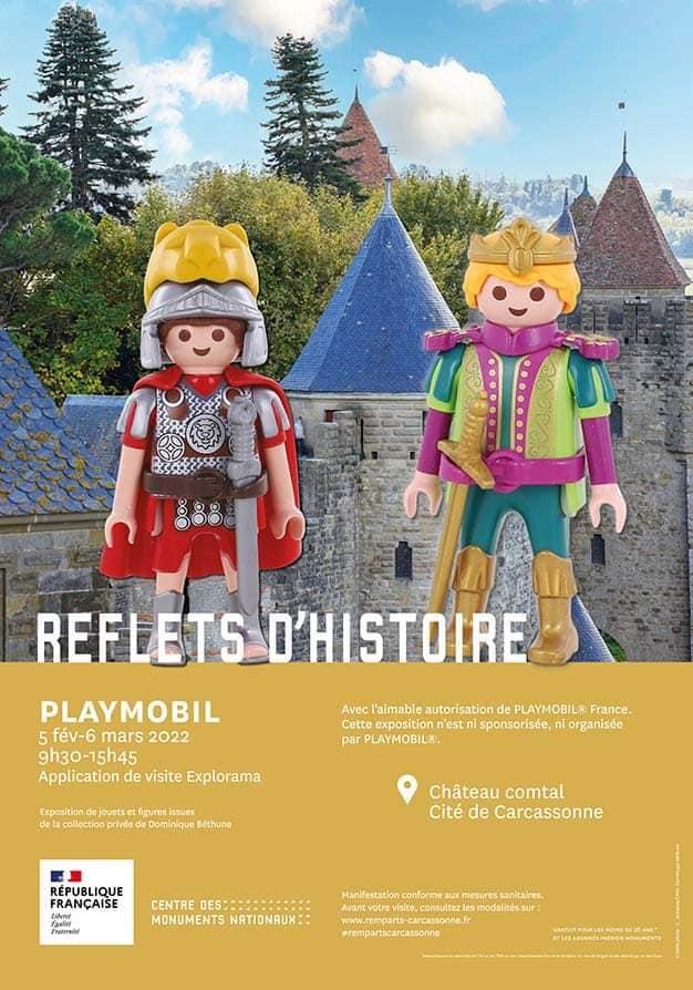 Exposition playmobil carcassonne 2022 dominique bethune