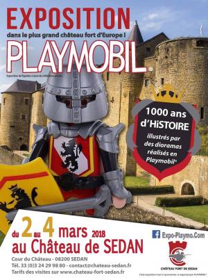 Exposition playmobil chateau de sedan colelction dominique bethune