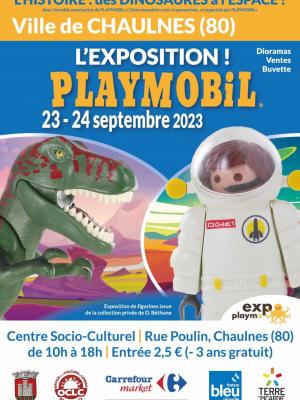 Exposition playmobil chaulnes 2023 dominique bethune