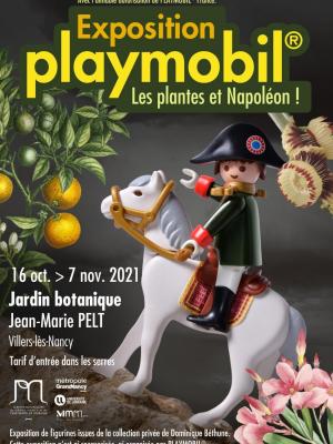 Exposition playmobil dominique bethune jardins botaniques nancy 2021