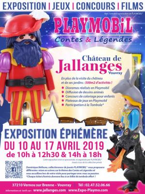 Exposition playmobil paques au chateau de jallanges dominique bethune