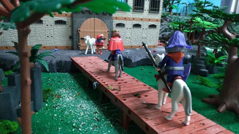 Exposition playmobil saint romain le puy 2018 dominique bethune barbe bleue