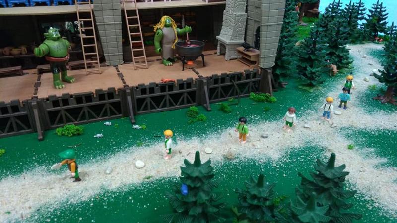 Exposition playmobil saint romain le puy 2018 dominique bethune le petit poucet