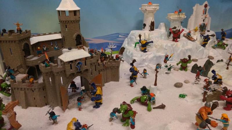 Exposition playmobil saint romain le puy 2018 dominique bethune trolls