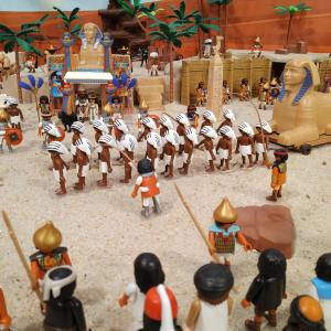 Exposition playmobil sedan 2023 dominique bethune egypte