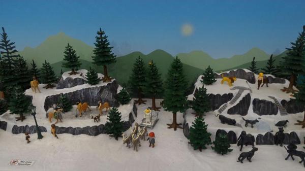 Faire une exposition playmobil decor narnia