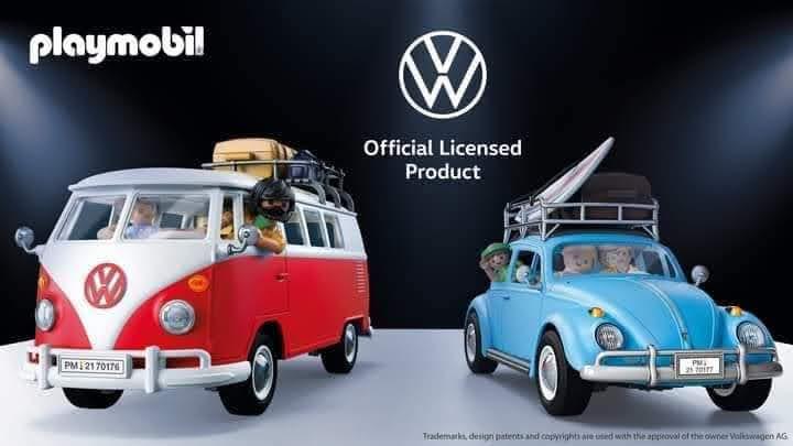 playmobil licence volkswagen - cox et combi