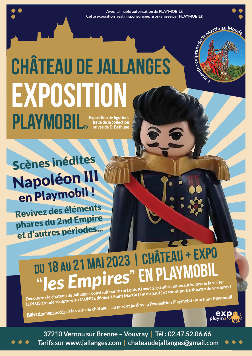 Flyer exposition playmobil jallanges napoleon 3