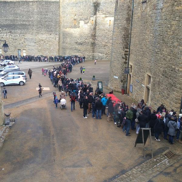 Foule enorme playmobil au chateau de sedan