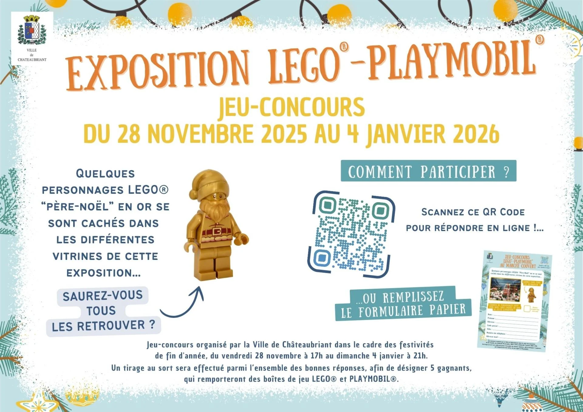 Jeu expo playmo lego chateaubriant 2025