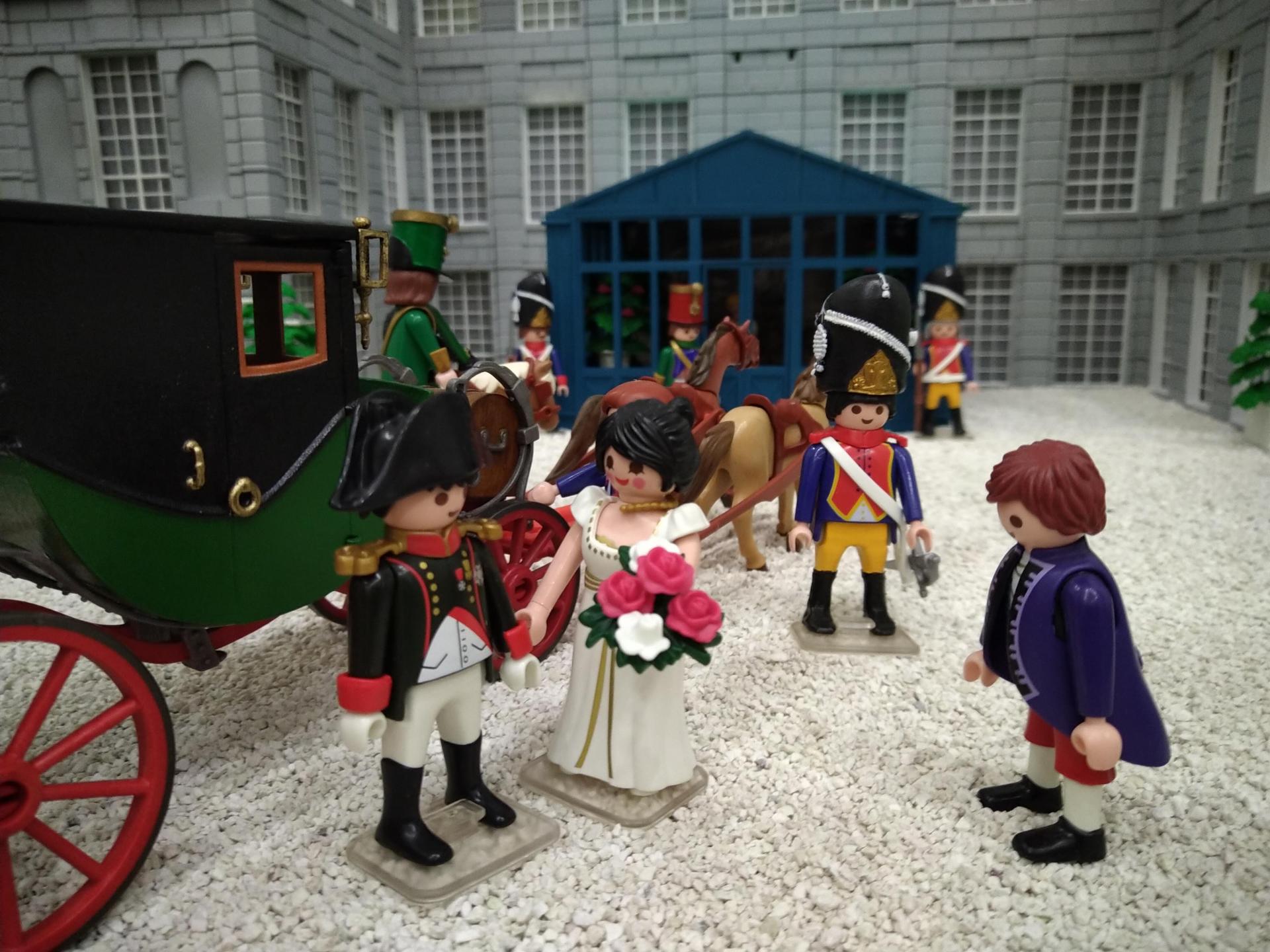 La malmaison et napoleon en playmobil