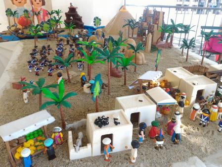 Maison laffitte diorama playmobil hippodrome napoleon en egypte