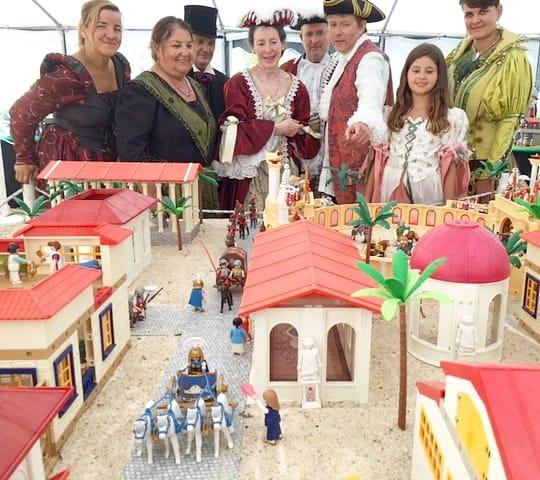 Organiser exposition evenement playmobil dans un chateau