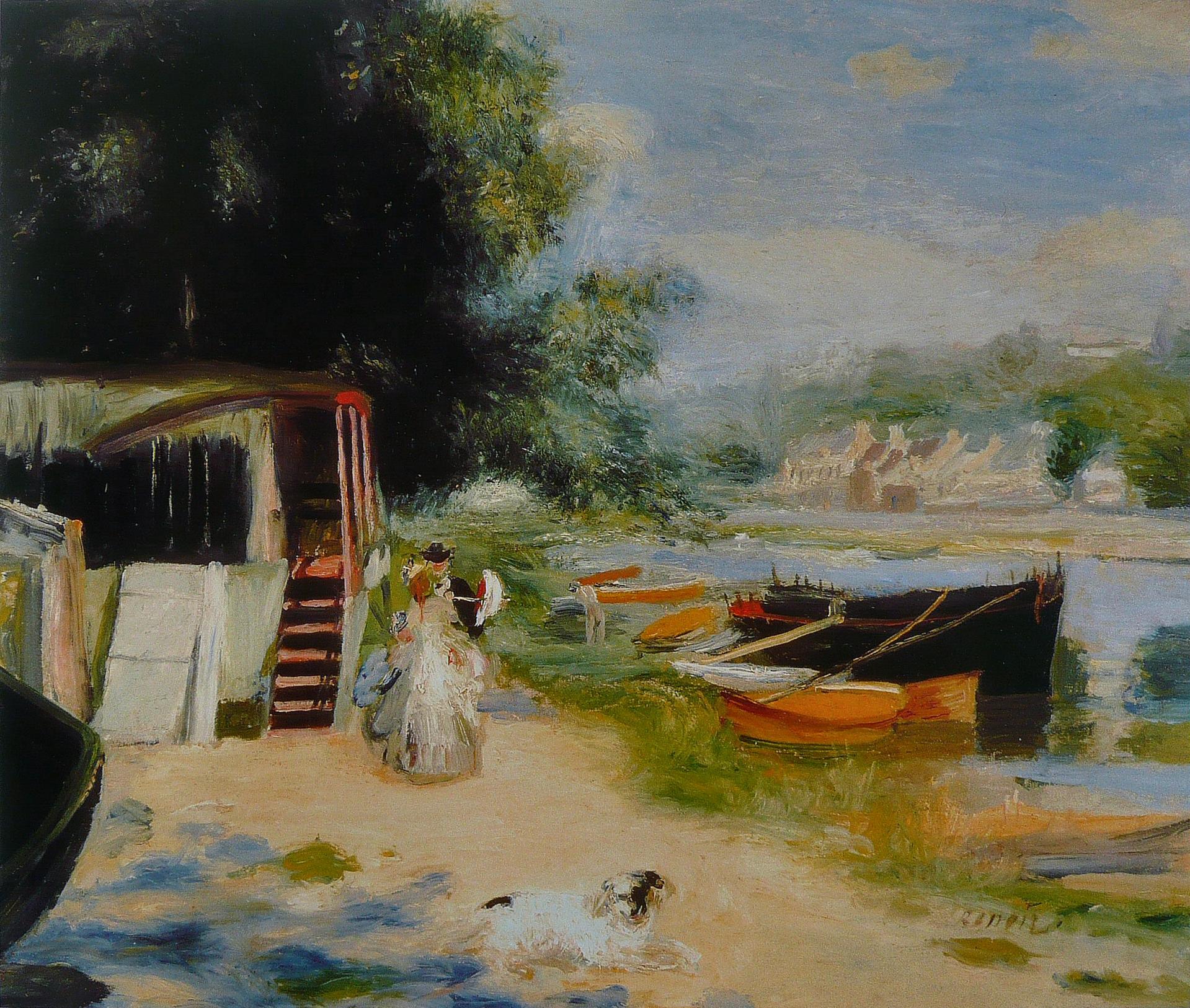 Pierre auguste renoir vue de bougival