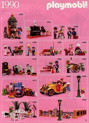 Playmobil catalogue 1990 belle epoque 1900