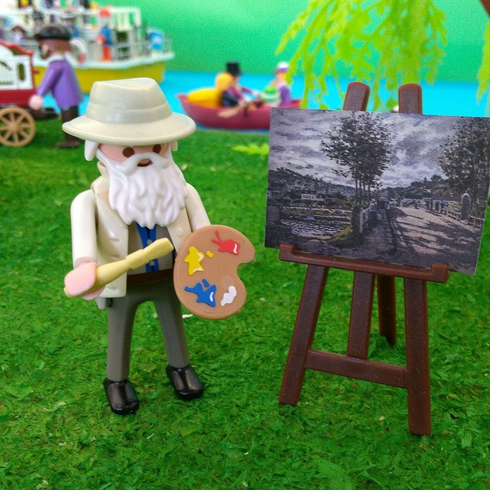 Playmobil peintre jean monet dominique bethune